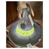 Rae Dunn "Tonight We Fly" Gray Witch Hat Ceramic