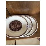 3 Vintage Corelle by Corning bread plates ï¿½Batikï¿½