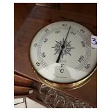 vintage Coles thermometer and weather instrument