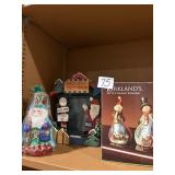 Lot of Christmas decorations, vintage candle,