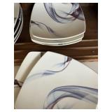 Six beautiful, rare, Mikasa ï¿½kya smokeï¿½ set of