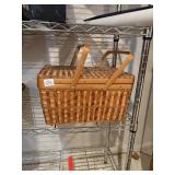 Vintage picnic basket