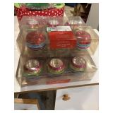 Five packs of new glass votive holders