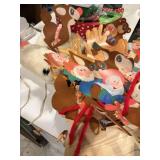 Lot of vintage Christmas felt and handmade
