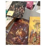three old Christmas books, 1945, 1971, 1988