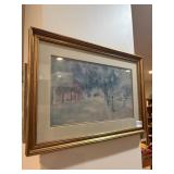19ï¿½ x 13ï¿½ Paul Sawyier print Early Morning