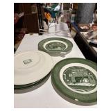 Six green and white colonial Homestead by Royal
