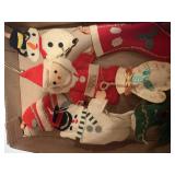 Box of vintage made in Japan  Christmas ornaments