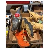 5 large dinosaurs toys