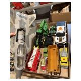 GI Joe aircraft and lot of toy vehicles, John