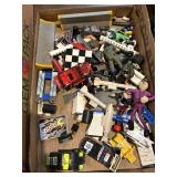 lot of Legos, including pieces from retro car