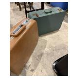 Two vintage luggage pieces, Samsonite, etc.