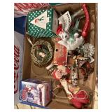 Lot Christmas ornaments, some NIB