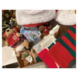 Christmas decor, Webkins , socks, hats, animals,