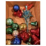 16 vintage Christmas tree ornaments