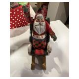 Vintage House of Hatton Santa sleigh 1984