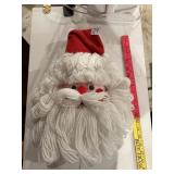 Vintage handmade hanging Santa figurine