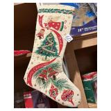 Handmade vintage Christmas stocking
