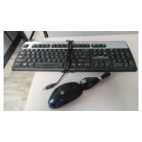 Hp keyboard and hp mouse