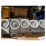 5- 6" can lights w/ bulbs