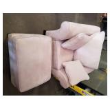 Chair and ottoman set