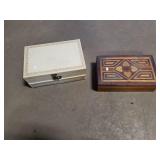 Jewelry box and wooden box