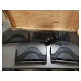 Lenovo keyboard, hp mouse, 3 wall pockets