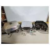 Grill-waffler and salt and pepper shakers