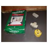 Toilet tank repair kit, 3 electric adapters