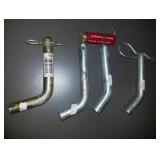 Bent hitch pins and keychain