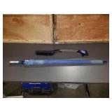 Brush/scraper and umbrella