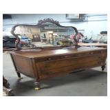 Vintage Dresser and bedframe with head board