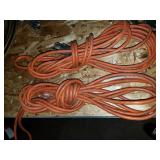 2 orange extension cords