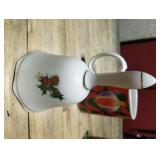 2 Christmas mugs and bell