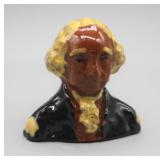 2003 BREININGER POTTERY 3" GEORGE WASHINGTON