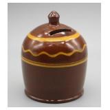 1990 LESTER BREININGER REDWARE COIN BANK