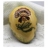 2004 LESTER BREININGER REDWARE POTTERY EGG