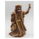 7" UNSIGNED REDWARE SANTA CLAUS