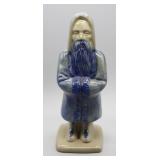 9.25" POTTERY SANTA CLAUS SIGNED BBP 1994
