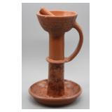 8" LANDIS VALLEY (SIGNED PAR) 1983 CANDLE HOLDER