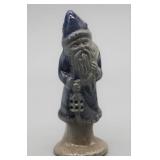 1989 ROWE POTTERY 3.5" STONEWARE SANTA CLAUS