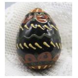 2000 LESTER BREININGER POTTERY REDWARE EGG