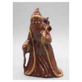 6.75" REDWARE REDWOOD RANCH POTTERY SANTA CLAUS