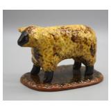 2000 BREININGER POTTERY REDWARE SHEEP