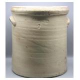 ANTIQUE 11" STONEWARE CROCK A.G.C. DIPPLE LEWISTON