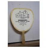 1976 BREININGER POTTERY ADVERTISING FAN