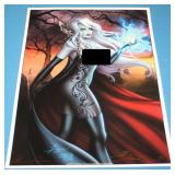 LADY DEATH SIGNED ART WORK 11X17 - 2