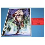 LADY DEATH SIGNED ART WORK 11X17 - 5