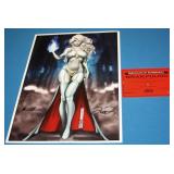 LADY DEATH SIGNED ART WORK 11X17 - 7