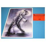 LADY DEATH SIGNED ART WORK 11X17 - 9